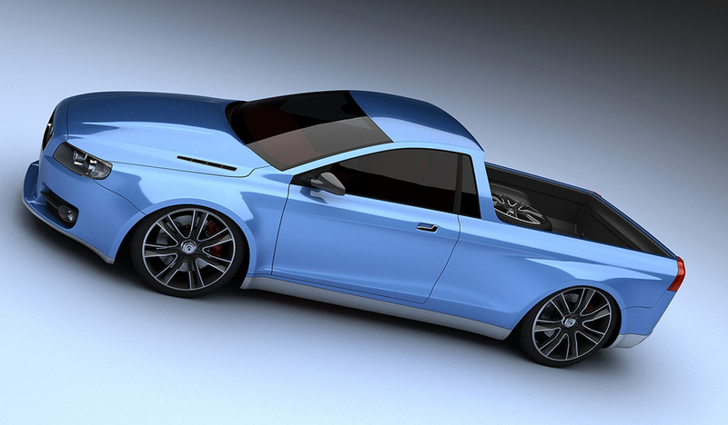 Illustration for article titled El Caminoed Volvo V70 Warps And Teases Our Mangled Minds